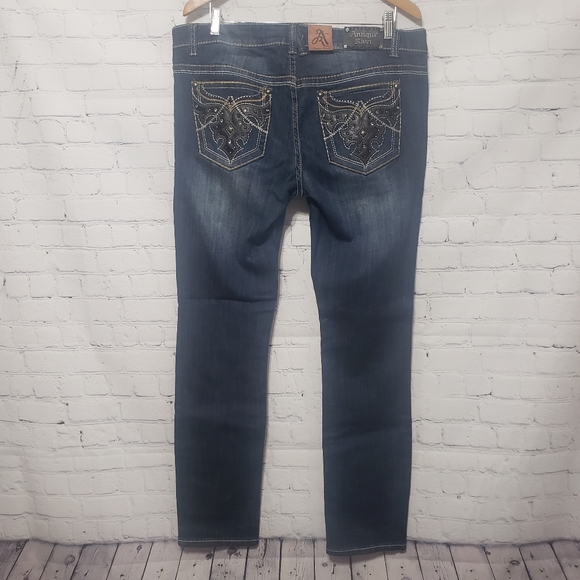 Antique Rivet Sz 36 Maya Underground Skinny Leg - Picture 4 of 13